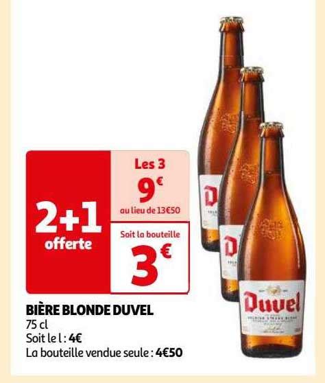 Promo Bi Re Blonde Duvel Chez Auchan Icatalogue Fr