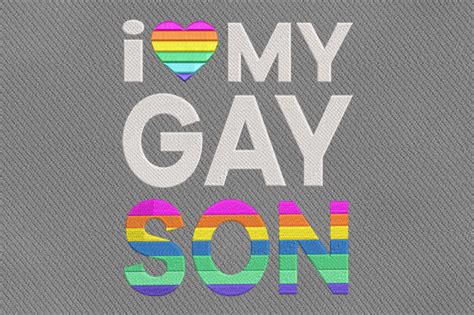 I Love My Gay Son Creative Fabrica