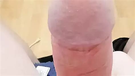 Guy Jerking Off Uncircumcised Cock On The Table Gay Xhamster