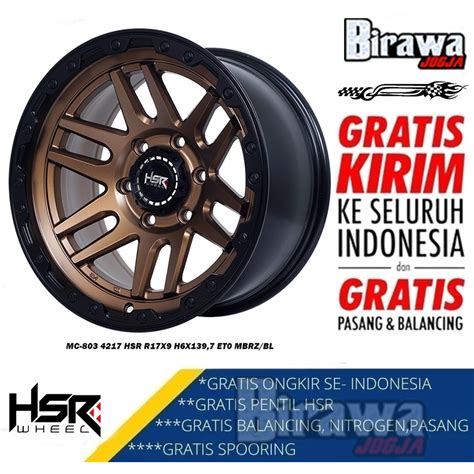 Jual Velg Racing Ring Hsr Mc R Pcd X Untuk Mobil Mux