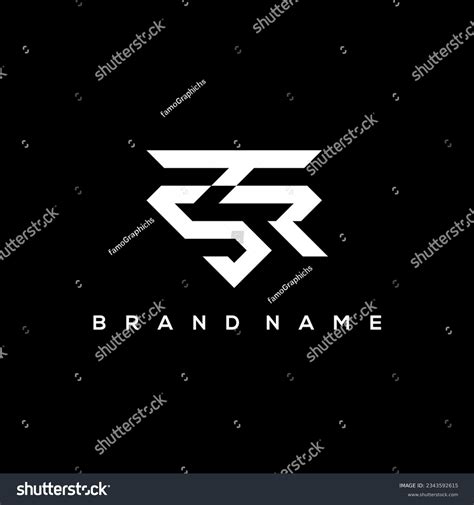 Initial Str Fitness Logo Vector Stock Vector Royalty Free 2343592615