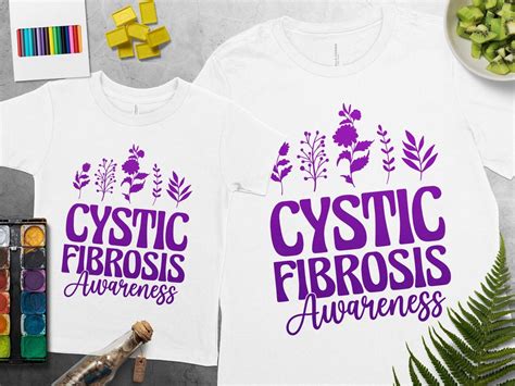 Cystic Fibrosis Awareness Svg Cystic Fibrosis Svg Png Purple Ribbon