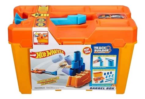 Hot Wheels Caja Set Valija Track Builder Auto Pista Mattel