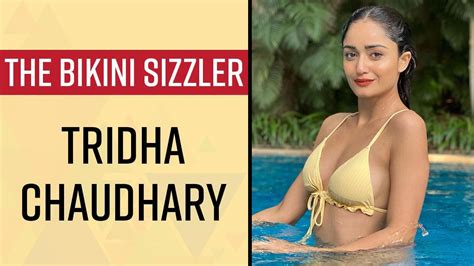 Aashram Actress Tridha Choudhury Aka Babita Mata Sizzling Bikini