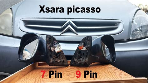 Citroen Xsara Picasso 2004 Wymiana Lusterka Z Podgrzewaniem 7pin Do 9