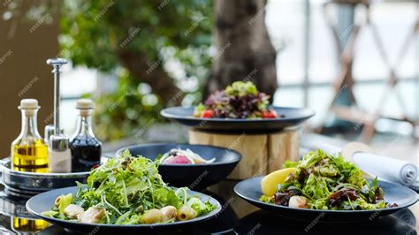 Premium Photo Banquet At Restaurant Variety Of Meals Prepared For A