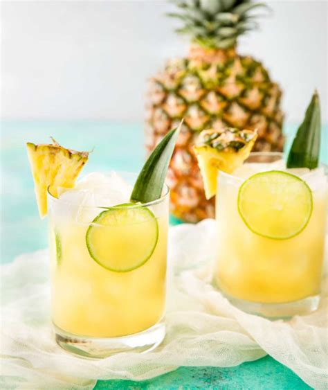 Pineapple Coconut Rum Punch The Chunky Chef