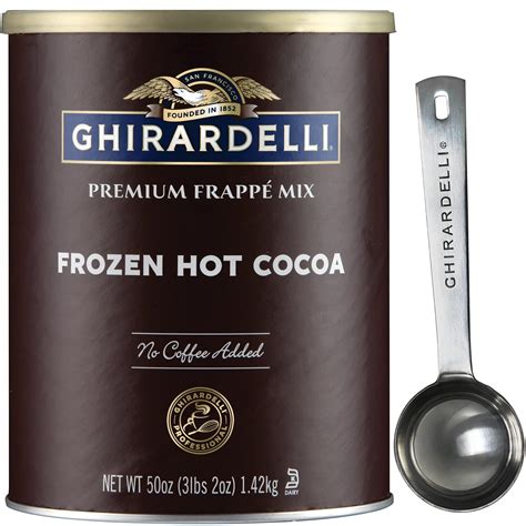 Amazon Ghirardelli Frozen Hot Cocoa Premium Frappé 3 12lbs with