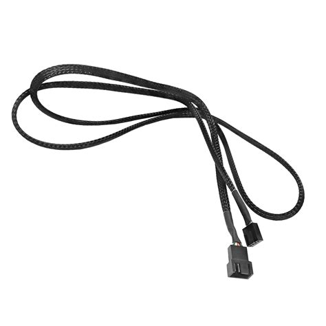 4 Pin PWM Male to 4 Pin PWM Female Ext. Cable Black – Coolerguys