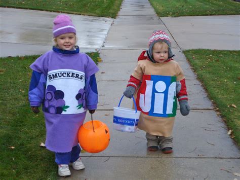 Peanut Butter And Jelly Costumes Original Halloween Costumes