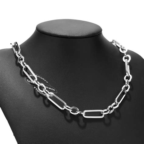 Badu.bg 1 метър от неръждаема стомана 8 мм ширина роло кабелни вериги с ...