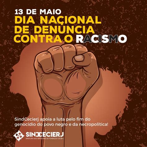 Cartaz De Combate Ao Racismo