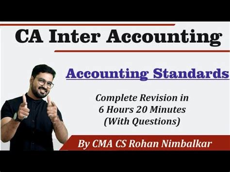 As Disclosure Of Accounting Policies By Cma Cs Rohan Nimbalkar