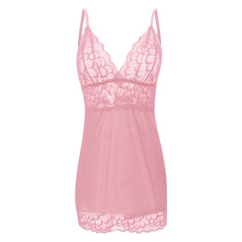 Midwennn Women Fashion Lingerie Dress Roleplay Lingerie Sexy Lace Lingerie Floral Mesh Underwear