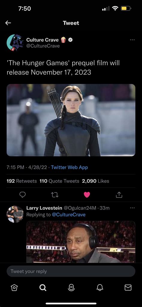 Prequel movie coming out November 17, 2023 : r/Hungergames