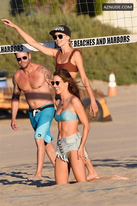 Alessandra Ambrosio Hot Playing A Game Of Volleyball At Santa Monica Beach AZNude