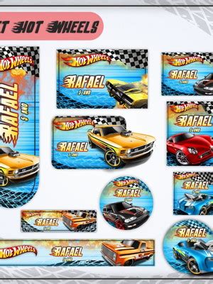 Etiqueta Escolar Hot Wheels Em Pdf Compre Produtos Personalizados No Elo