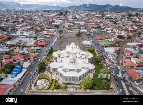 The Beautiful Basilica Of Our Lady Of The Angels In Cartago Costa Rica