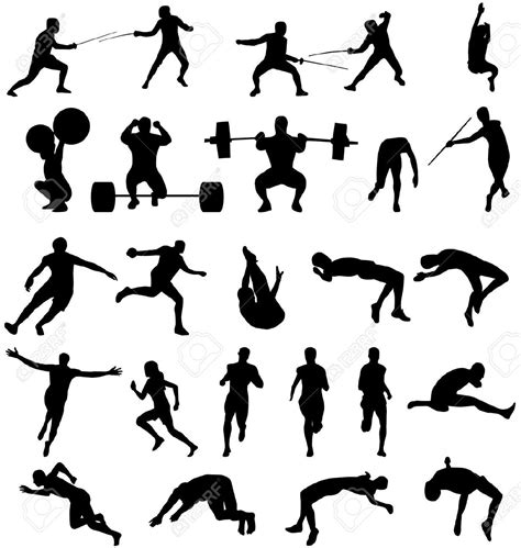 Athlete Silhouette Google Search Illustration Muay Thai Pictogram