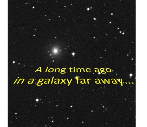 A long time ago in a galaxy far away - Ulf Danielsson