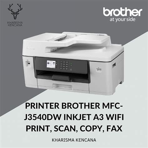 printer scanner tinta printer brother mfc jdw inkjet  wifi