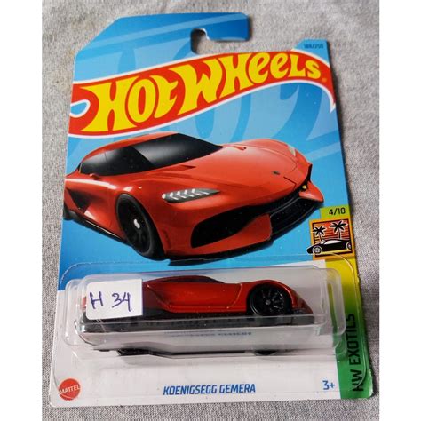 Jual Hot Wheels Koenigsegg Gemera HW Exotics Red Shopee Indonesia