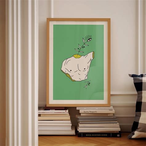 Male Erotic Art Greek Sculpture Artwork Nude Male Body Art Ancient Torso Statue Line Art Man