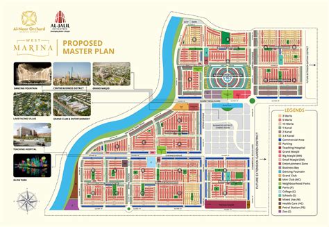 Map West Marina– Al Jalil Developers