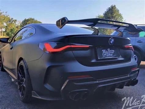 Takd Carbon Dry Carbon Fiber Rear Spoiler Wing For Bmw 4 Series G22 G2