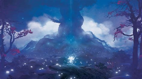 Download Spirit Tree In The Blind Fantasy Forest Wallpaper