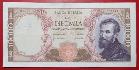 Italia Billete Liras Pick E Miguel Angel Vf Argcollectibles