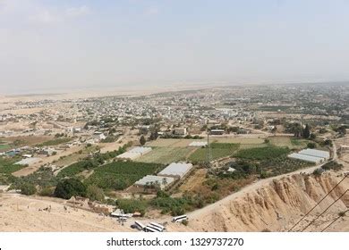 View Jericho Oasis Archaeological Park Mount Stock Photo 1329737270 ...