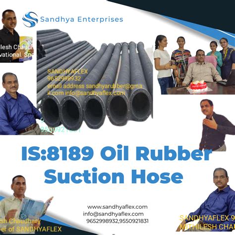 1 2 Inch Sandhyaflex Oil Suction And Discharge Rubber Hose At Rs 2050