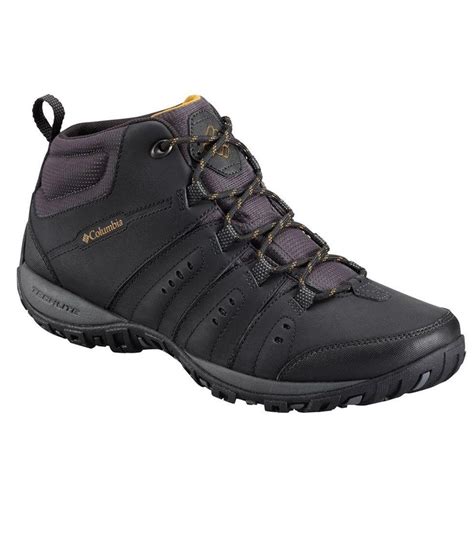 Mens Peakfreak Eiger Chukka Omni Heat Waterproof Boots Black Columbia