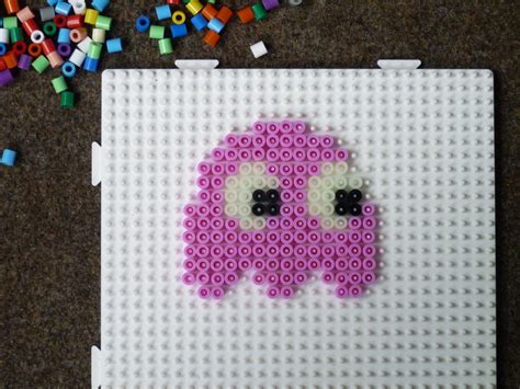 Pacman Ghost Perler Beads