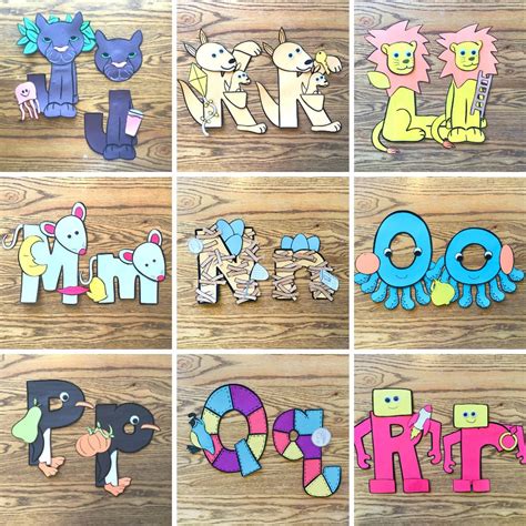 Printable Phonics Craft Full Alphabet Set Letter Of The Etsy