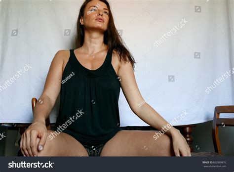 Sexy Model Posing Black Lingerie Stock Photo 692899876 Shutterstock
