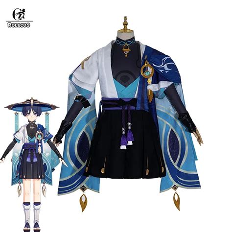 Rolecos Oyunu Genshin Darbe Wandcosplay Cosplay Kost M Scaramouche