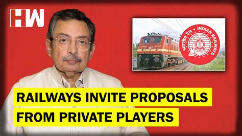 The Vinod Dua Show Ep 310 Railways Invite Proposals From Private