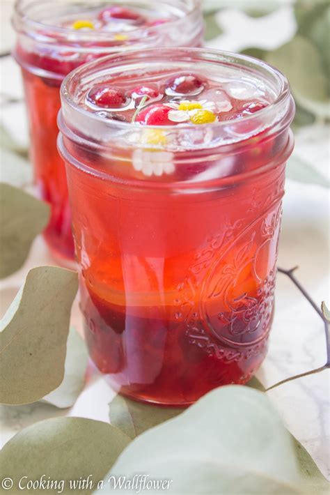 Cranberry Hibiscus Iced Tea Cooking With A Wallflower