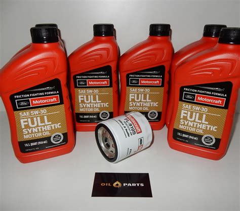 Motorcraft 5W30 Full Synthetic 5,67l + Filtr Oleju Fl-910s - 2.3l r4 ...