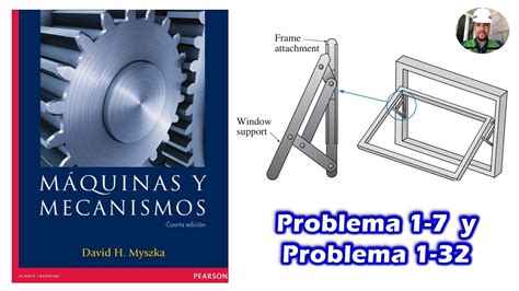 Problema 1 7 Y 1 32 Myzka MAQUINAS Y MECANISMOS Dibuje El DIAGRAMA