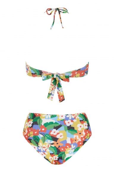 Amazonia Bandeau Bikini High Multicolor Robin Collection Robin Collection
