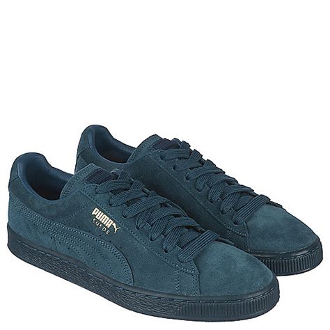 Puma Suede Classic Mono Ice Mens Navy Casual Lace Up Shoe Shiekh Shoes