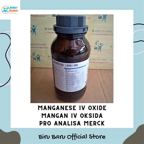 jual manganese iv oxide mangan iv oksida mno pro analisa  gram