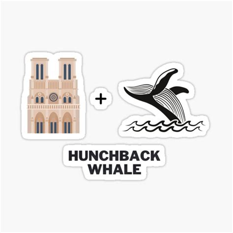 Humpback Of Notre Dame Sticker For Sale By Pun IshApparel Redbubble