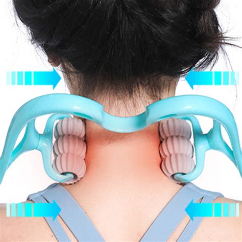 Dr. Boyd's Neck Massager, Neck Roller for Pain Relief Deep Tissue, Tri ...