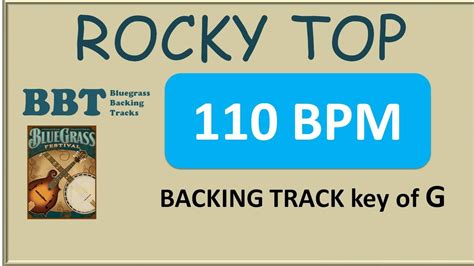 Rocky Top 110 Bpm Bluegrass Backing Track Chords Chordify