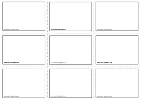 Flashcard template | Templates at allbusinesstemplates.com