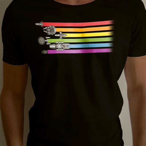 Lgbt Rainbow Gay Pride Sci Fi Mashup Nerd T Shirt Etsy